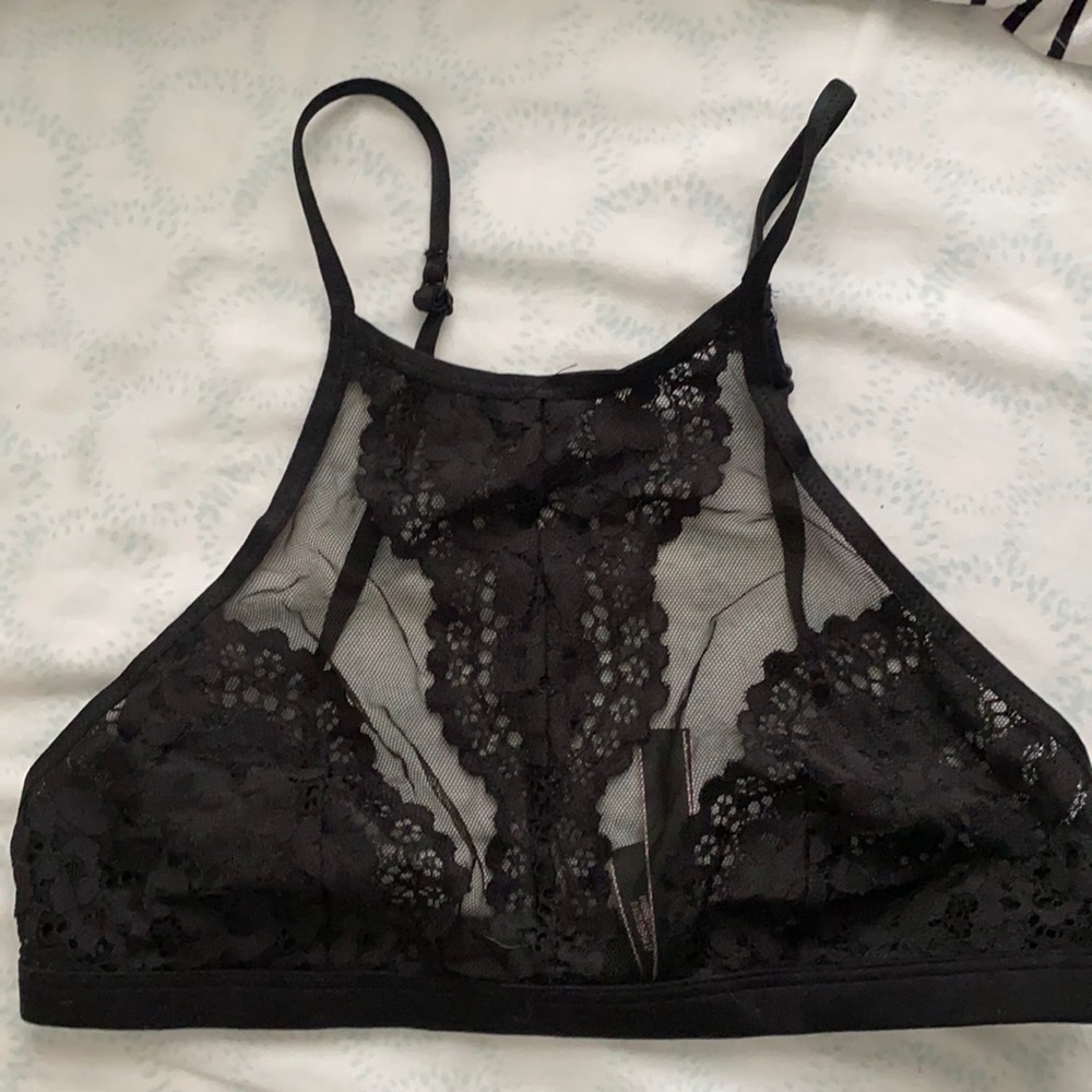 NWT VS Black Lace Bralette
